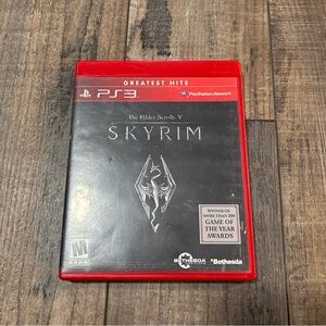 Playstation‎ 3 Skyrim The Elder Scrolls V Greatest Hits PS3 Games No Manual